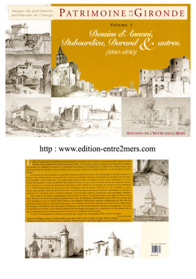 Dessins du Patrimoine de la Gironde, 1810-1840
