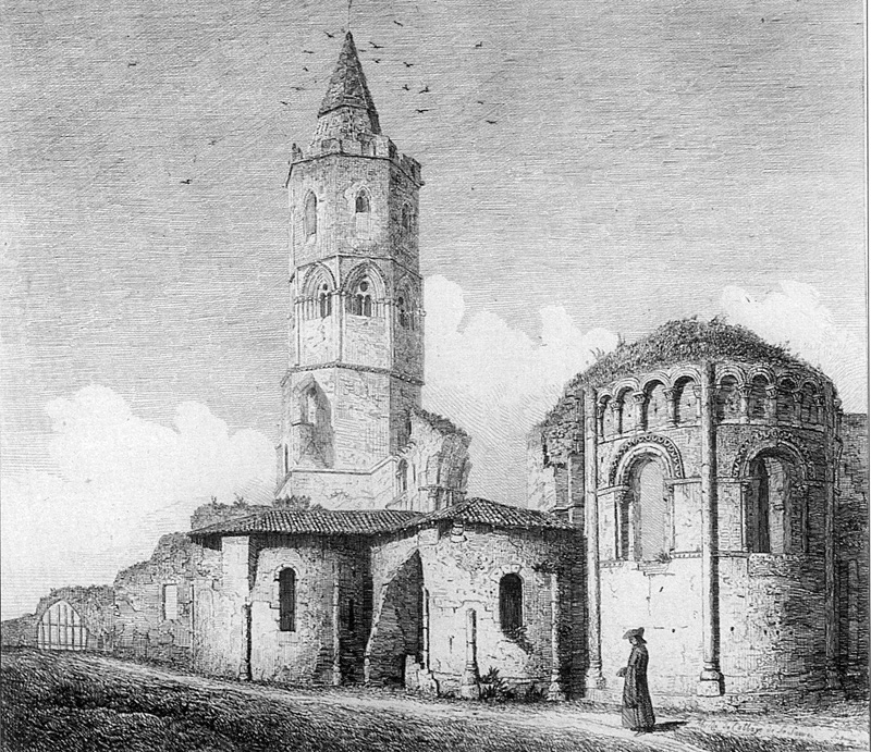 Abbaye de La Sauve Majeure - eau forte